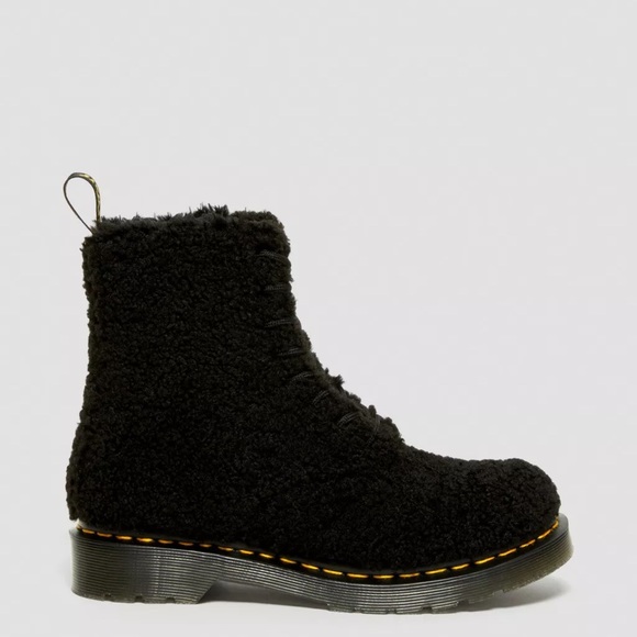 Dr. Marten 1460 Pascal Women's Faux Shearling Boots Size 6 - Picture 4 of 7